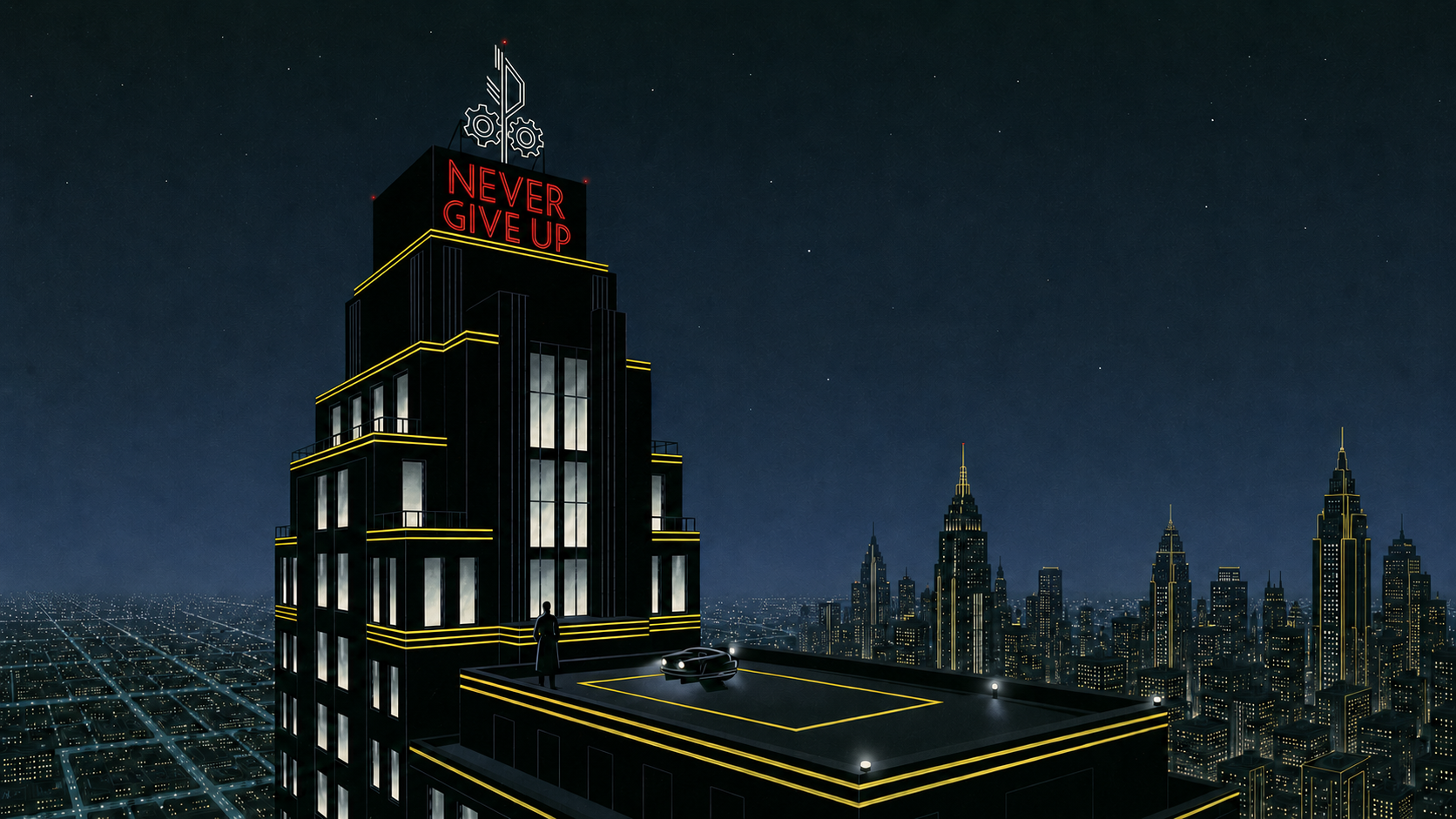Neon Overture - Velvet Jazz Beverly Walls