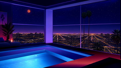 City Lights - California Nights Beverly Walls