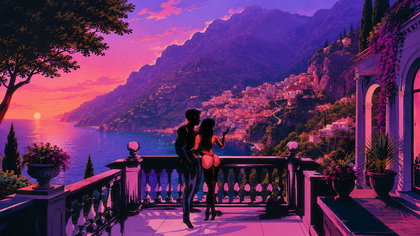 Géchar Love - Neon Riviera Beverly Walls