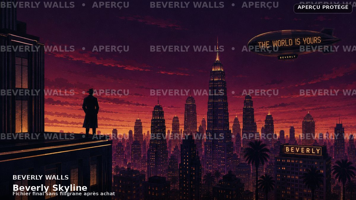 Beverly Skyline - aperçu filigrané Beverly Walls