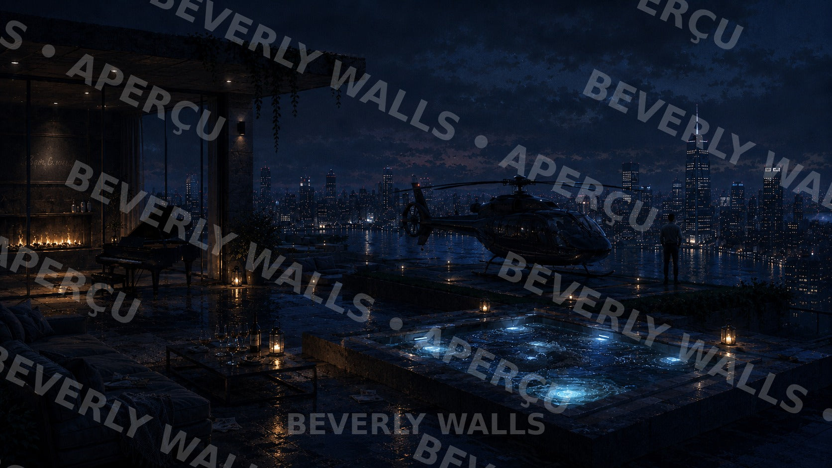 Midnight Landing - aperçu protégé Beverly Walls