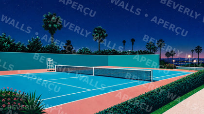 Night Tennis - aperçu protégé Beverly Walls