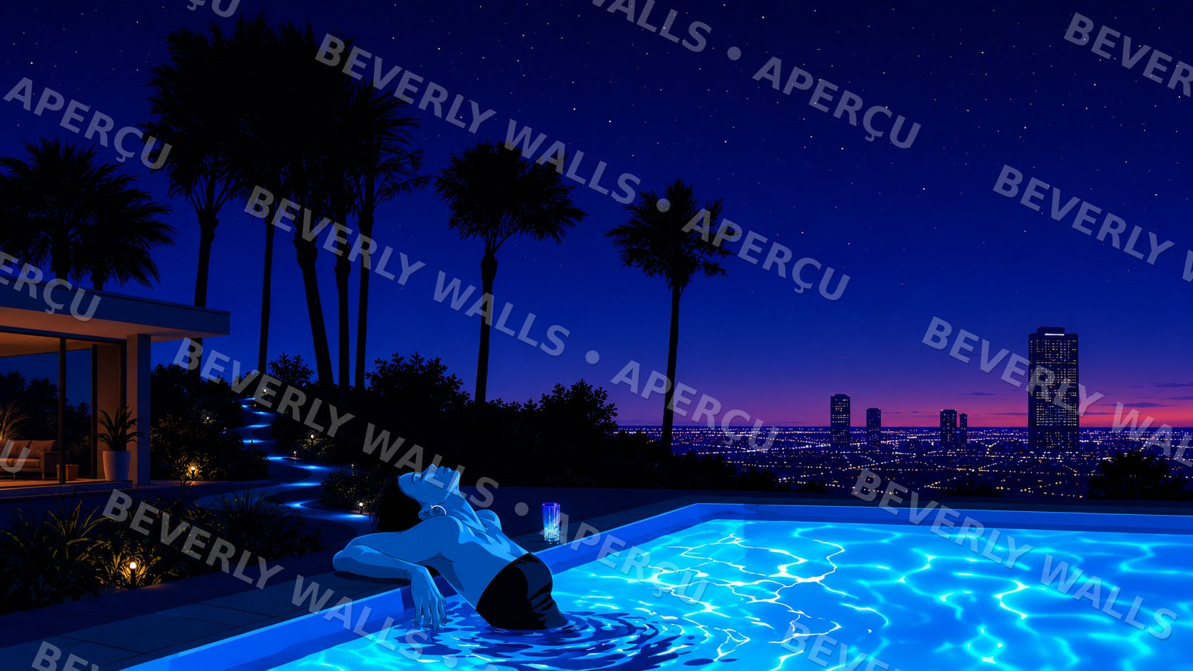 California Nights - aperçu protégé Beverly Walls