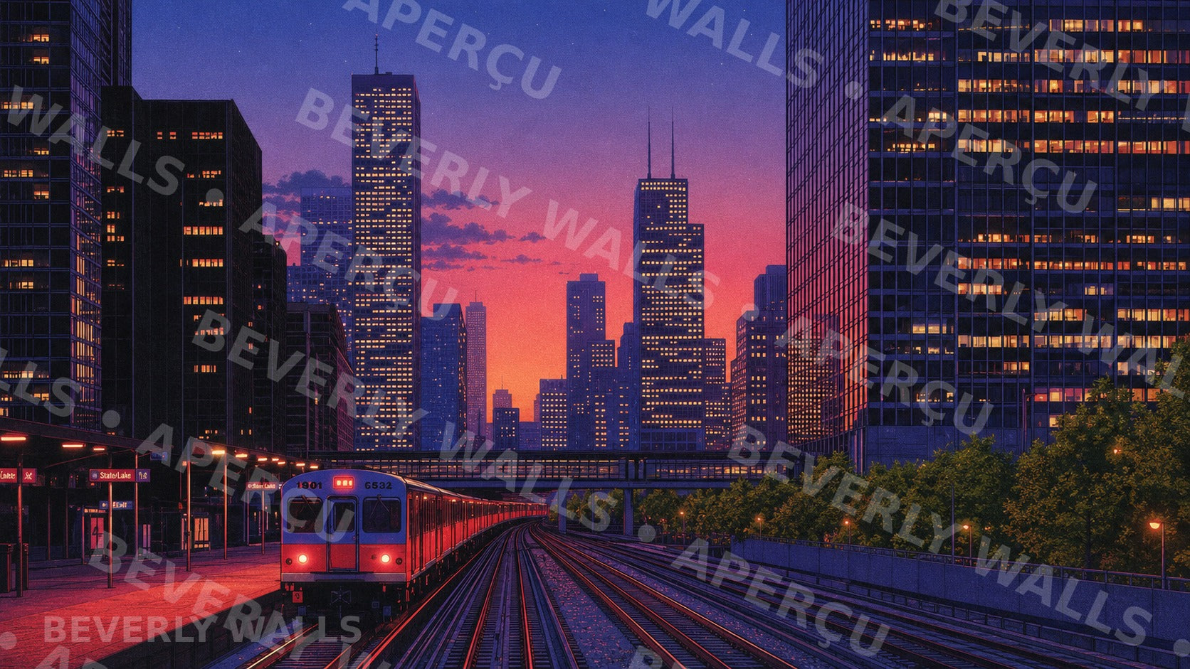 Last Train - aperçu protégé Beverly Walls