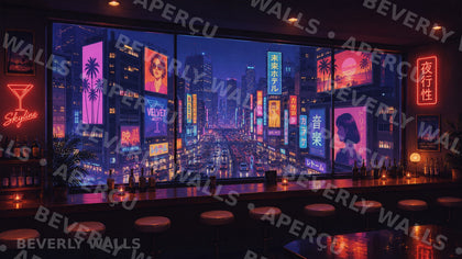 Tokyo Lights - aperçu protégé Beverly Walls