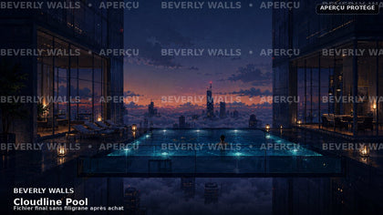Cloudline Pool - aperçu filigrané Beverly Walls