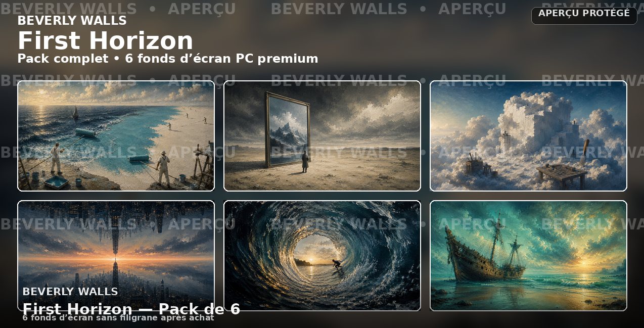First Horizon - Pack de 6 fonds d’écran PC Beverly Walls