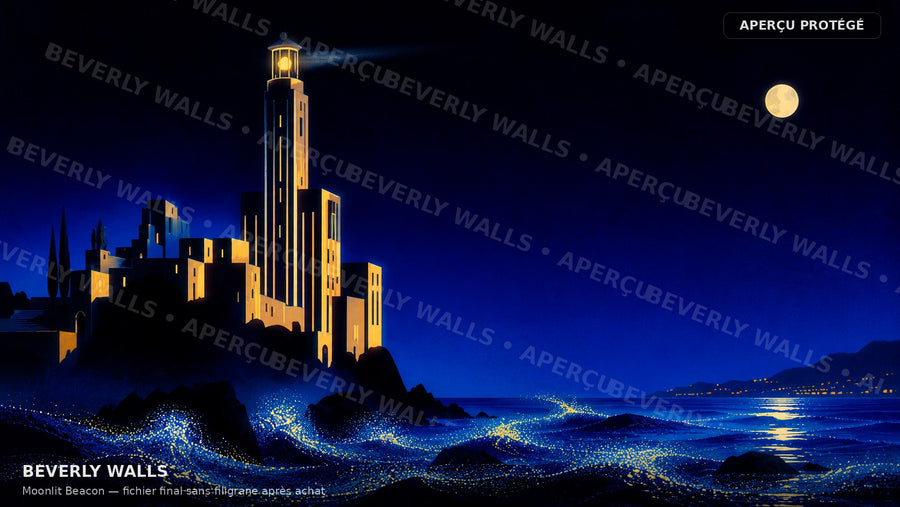 Moonlit Beacon - aperçu protégé Beverly Walls