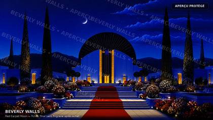 Red Carpet Moon - aperçu protégé Beverly Walls