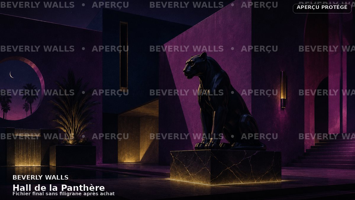 Hall de la Panthère - aperçu filigrané Beverly Walls