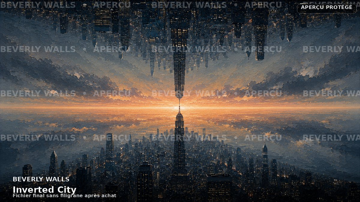 Inverted City - aperçu filigrané Beverly Walls