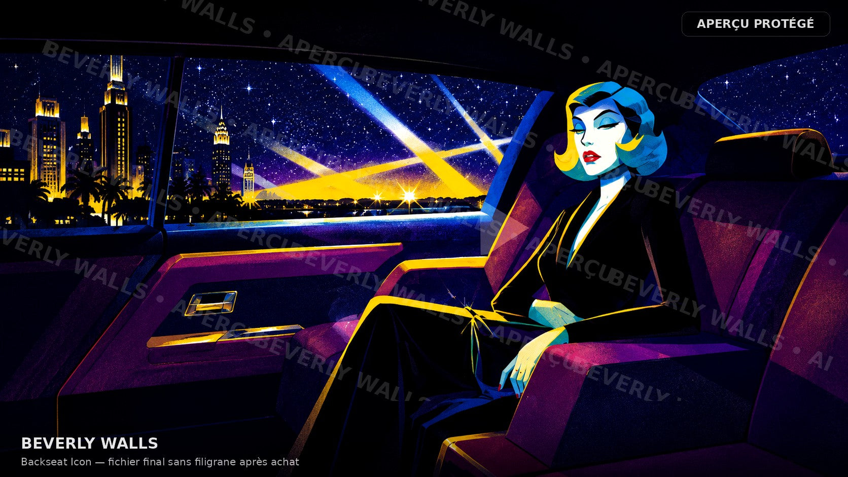 Backseat Icon - aperçu protégé Beverly Walls