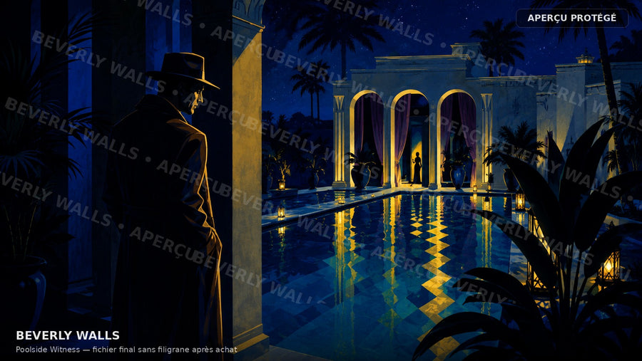 Poolside Witness - aperçu protégé Beverly Walls