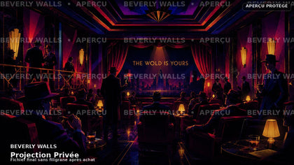 Projection Privée - aperçu filigrané Beverly Walls