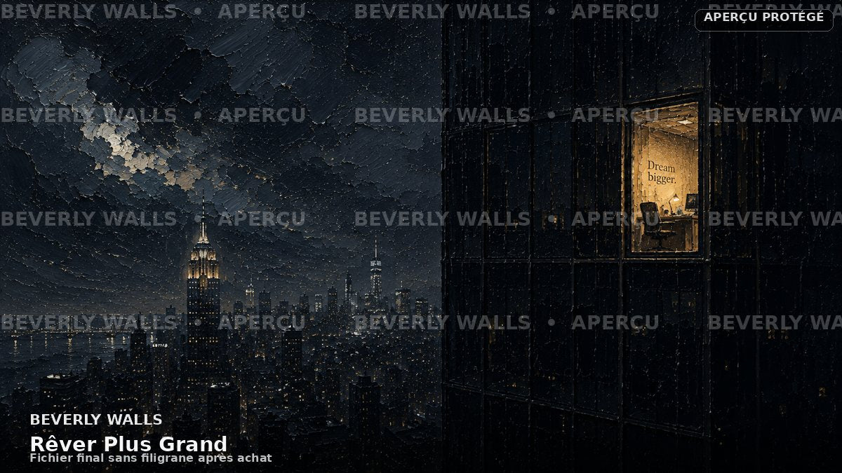 Rêver Plus Grand - aperçu filigrané Beverly Walls