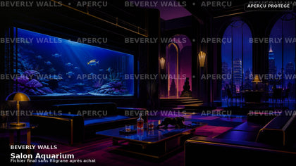 Salon Aquarium - aperçu filigrané Beverly Walls