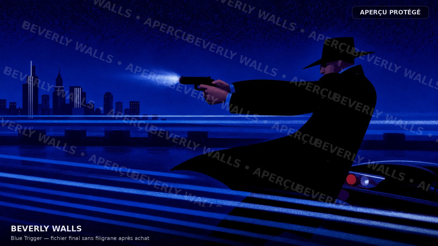 Blue Trigger - aperçu protégé Beverly Walls