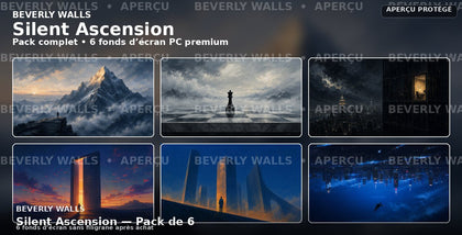 Silent Ascension - Pack de 6 fonds d’écran PC Beverly Walls