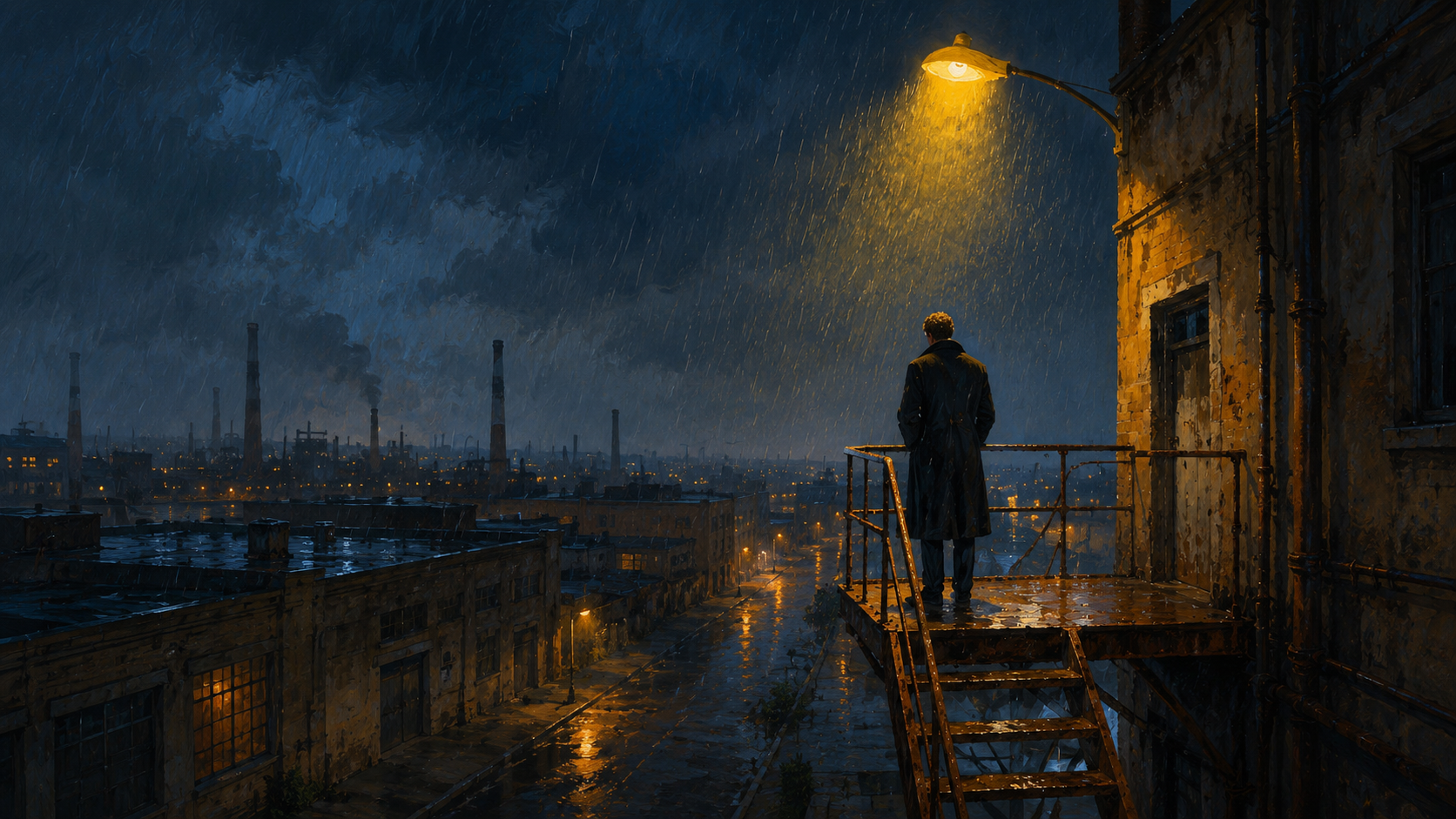 Alone in the Rain - fond d’écran PC Beverly Walls