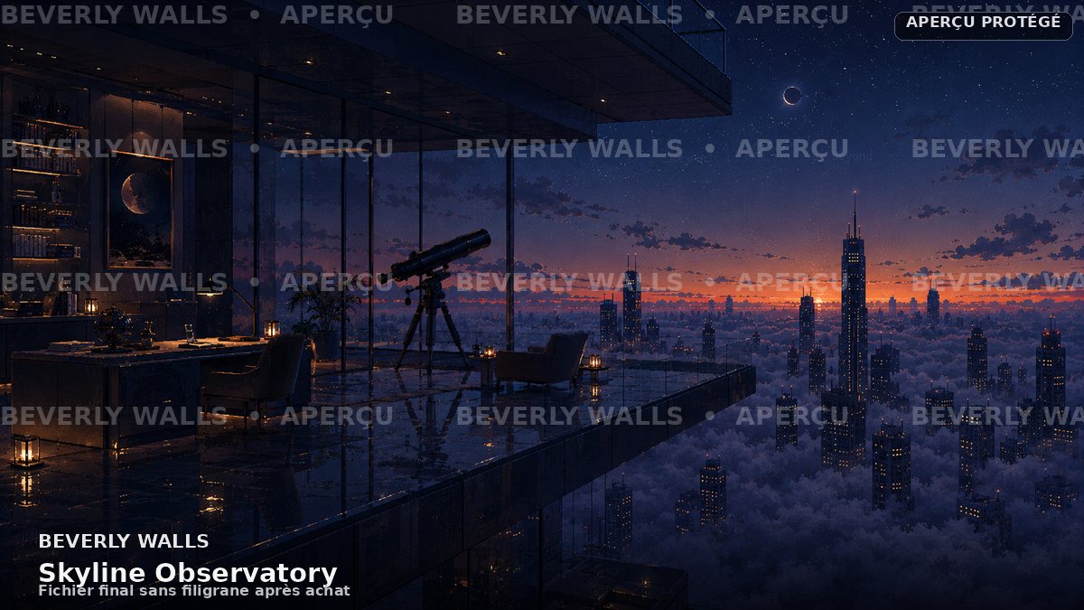 Skyline Observatory - aperçu filigrané Beverly Walls