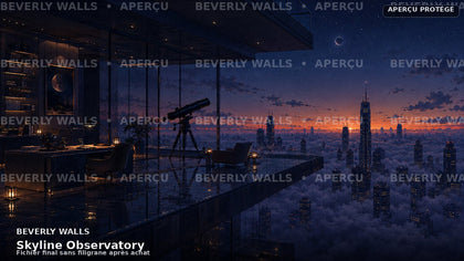 Skyline Observatory - aperçu filigrané Beverly Walls