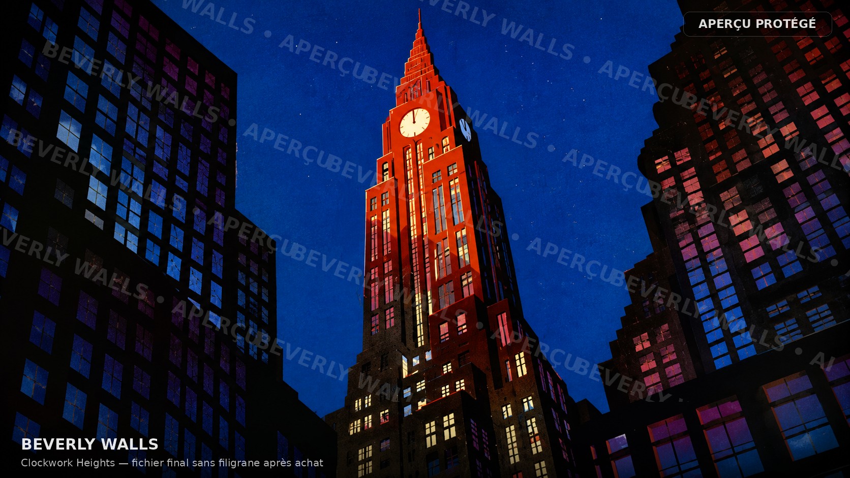 Clockwork Heights - aperçu protégé Beverly Walls