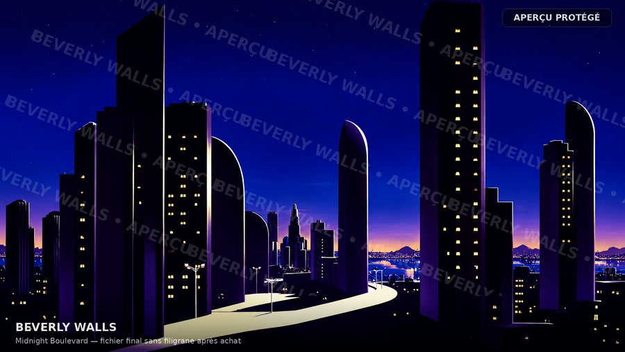 Midnight Boulevard - aperçu protégé Beverly Walls