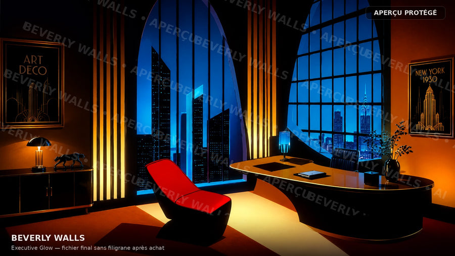 Executive Glow - aperçu protégé Beverly Walls