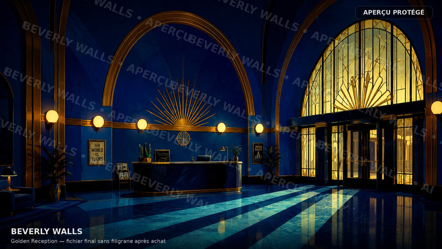 Golden Reception - aperçu protégé Beverly Walls