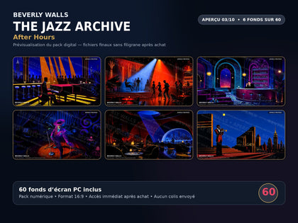 THE JAZZ ARCHIVE - aperçu 03 sur 10 - After Hours - 6 fonds d'écran PC