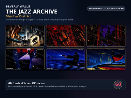 THE JAZZ ARCHIVE - aperçu 08 sur 10 - Shadow District - 6 fonds d'écran PC