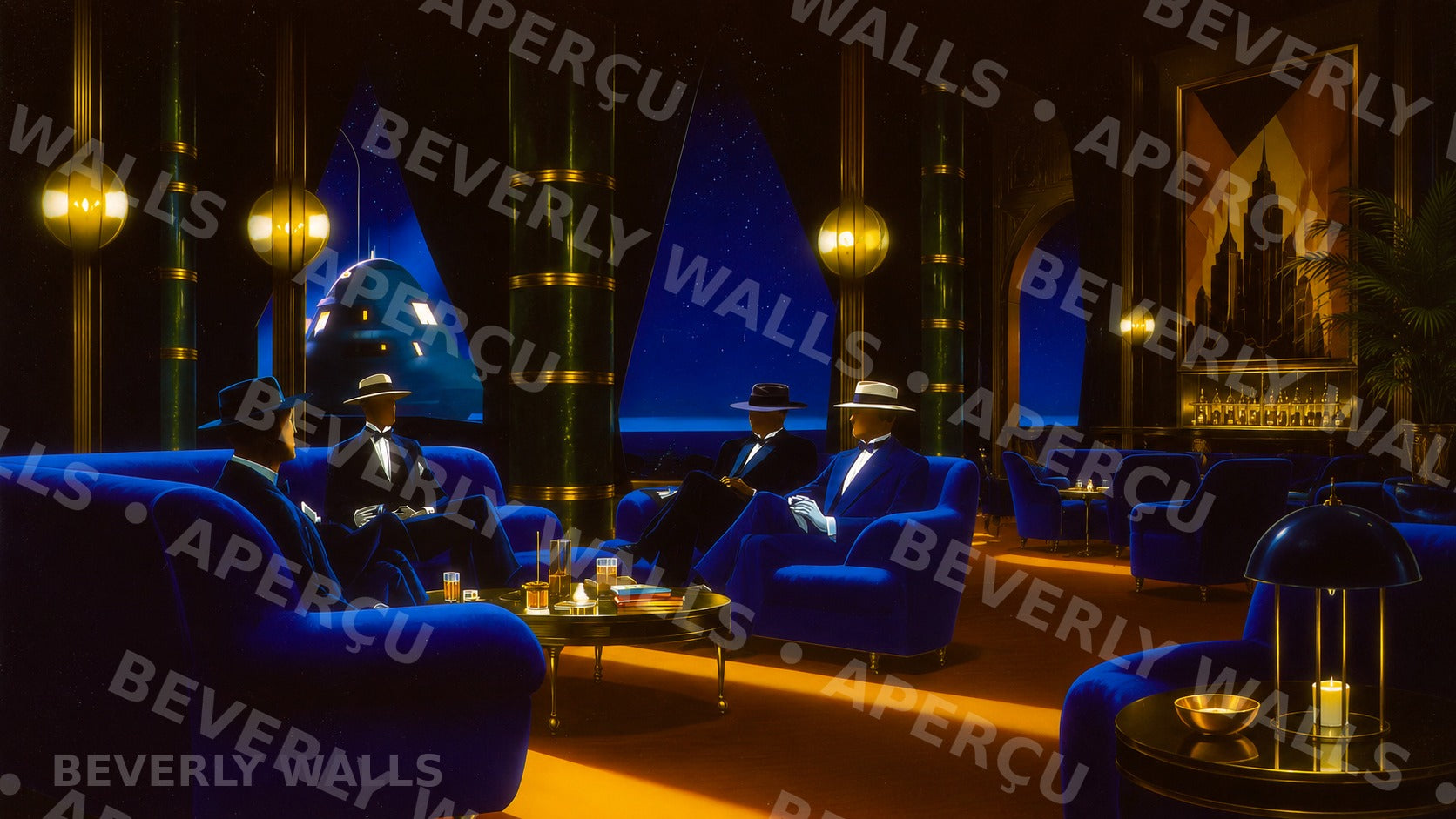 Velvet Quartet - aperçu protégé Beverly Walls