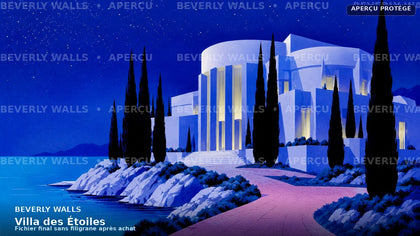 Villa des Étoiles - aperçu filigrané Beverly Walls